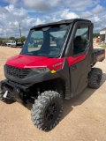 2020 Polaris Ranger 1000 Fully Enclosed Cab, 150 hours, power steering Quadboss Seat in Back 1065