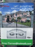 New 14' Bi-parting Decorative Gates Each Lot Comes with 2-7' Gates