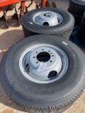 4 - Provider 235/85/16 - 14 PLY Tires on 8 Hole Dual Wheels FOUR TIMES THE MONEY MUST TAKE ALL