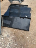 Unused Closed Skid Steer Attachment Plate