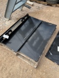 Unused Closed Skid Steer Attachment Plate