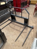 Unused Double Hay Spear for Skid Steer