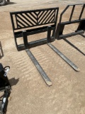 Unused Pallet Forks for Skid Steer