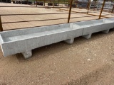 2 - New 8' Tapered Bottom Concrete Feed Trough TWO TIMES THE MONEY MUST TAKE ALL