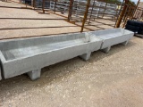 2 - New 8' Tapered Bottom Concrete Feed Trough TWO TIMES THE MONEY MUST TAKE ALL