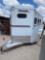 1995 Bruton 3 Horse Slant with Front Dressing Room & Rear Tack VIN 77295 Lic. Rec., $25 Fee