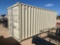 One Trip 20' Shipping Container Easy Open Doors on One End