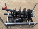 Unused Auger for Skid Steer with 2 Bits