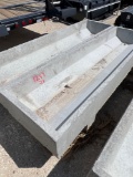 2 - 8' Tapered Bottom Concrete Feed Troughs TWO TIMES THE MONEY MUST TAKE ALL