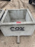 Unused Cox 60 Gallon Water Trough 3' X 3' X 21'' Tall