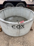 Unused Cox 210 Gallon Water Trough 59'' Diameter 2' Tall