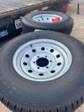 2 - 235/80/16 10 PLY Tires on 6 Hole Silver MOD Wheels TWO TIMES THE MONEY MUST TAKE ALL