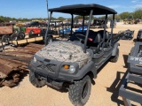 4 Seater Club Car Camo with Roof Showing 360 HRS non titled