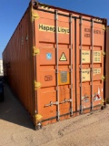 40' Hi Cube Shipping Container with Doors on One End