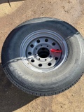 3 - Provider 235/85/16 - 14 PLY Tires on 8 Hole Wheels - Take Offs THREE TIMES THE MONEY MUST TAKE
