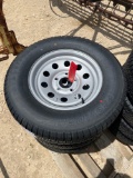 2 - Provider 205/75/15 Tires on 5 Hold Wheels TWO TIMES THE MONEY MUST TAKE ALL