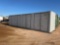 40' One Trip Shipping Container with 4 Side Doors & End Door