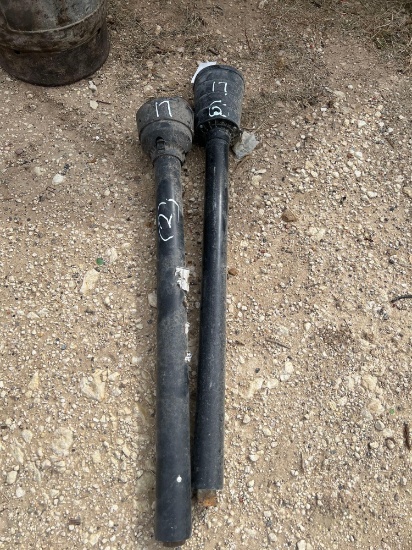 2 - PTO Shafts TWO TIMES THE MONEY MUST TAKE ALL