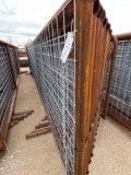 12 - 20' Free Standing Sheep/Goat Panels One with a 6' Gate and One with a 4' Gate 12 TIMES THE
