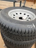 2 - 225/75/15 Provider Tires on 5 Hole Wheels Load Range E TWO TIMES THE MONEY MUST TAKE ALL