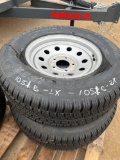 2 - 225/75/15 Tires on 5 Hole Wheels Load Range E TWO TIMES THE MONEY MUST TAKE ALL