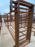 24' Free Standing Cattle Alley with Sliding Gates on Each End