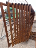 10 - 24' Free Standing Cattle Panels One with 10' Gate TEN TIMES THE MONEY MUST TAKE ALL