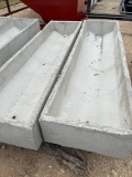 2 - New 8' Tapered Bottom Feed Troughs TWO TIMES THE MONEY MUST TAKE ALL
