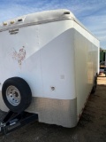 2015 8'X 20' Continental Cargo Enclosed Trailer Set up as mobile office with Restroom 2 - 6K lb.