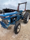 Ford 3910 2WD Tractor Showing 3820 HRS