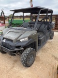 2015 Polaris Ranger Crew with Hard Top 1214 HRS 11,045 Miles VIN 71681 Title, $25 Fee SLOW TITLE