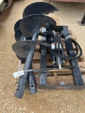 Unused Wolverine Auger with 2 Bits for Skid Steer
