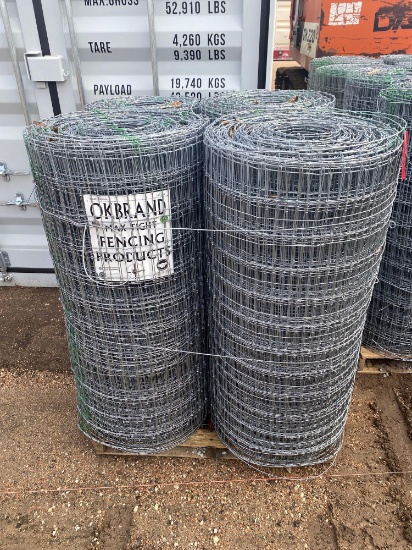 4 - Rolls of 2"X4"X48" Tall No Climb Wire FOUR TIMES THE MONEY MUST TAKE ALL