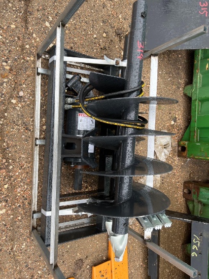 Unused JCT Auger with 2 Bits for Skid Steer