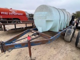 1000 Gallon Nurse Tank on Trailer No Title