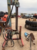 Hydraulic Grunt on Rollers Post Hole Auger