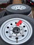 2 - 235/80/16 Provider 10 Ply Tires on 8 Hole Wheels TWO TIMES THE MONEY MUST TAKE ALL