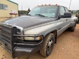 1998 Dodge 3500 Extended Cab Truck 2WD 5 Speed Transmission 245,XXX Miles VIN 48049 Title, $25 Fee