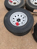 2 - 235/80/16 Provider 10 Ply Tires On 6 Hole Steel Wheels TWO TIMES THE MONEY MUST TAKE ALL