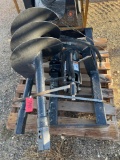 Unused Wolverine Auger with 2 Bits for Skid Steer