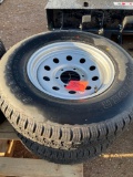 2 - 225/75/15 Provider Tires on 6 Hole Wheels TWO TIMES THE MONEY MUST TAKE ALL
