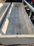 2 - New 8' Concrete Feed Troughs TWO TIMES THE MONEY MUST TAKE ALL