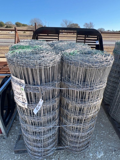 6 - Rolls of 47" Hinged Joint Field Fence SIX TIME THE MONEY MUST TAKE ALL