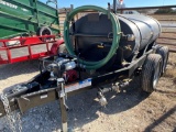 Wylie 500 Gallon Fire Fighting Trailer with Honda GX 120 Pump Comes with Suction and Discharge Hose