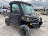 Can-Am Defender with Cab/Air Title, $25 Fee SLOW TITLE