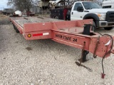 2005 Interstate 8'X19' + 5' Dovetail Pintle Hitch Trailer VIN 05642 Title, $25 Fee