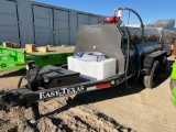 2023 East Texas 990 Gallon Fuel Trailer with 25 GPM Fill Rite Commercial Duty Pump, Filter, Hose,