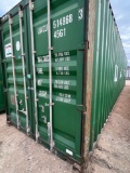 40' Standard Shipping Container with Doors on One End