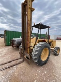 Harlo 456 B 4WD 5000 lb. Forklift with 28' Mast Runs & Works