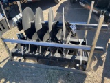 Unused JCT Post Hole Digger for Skid Steer with 12